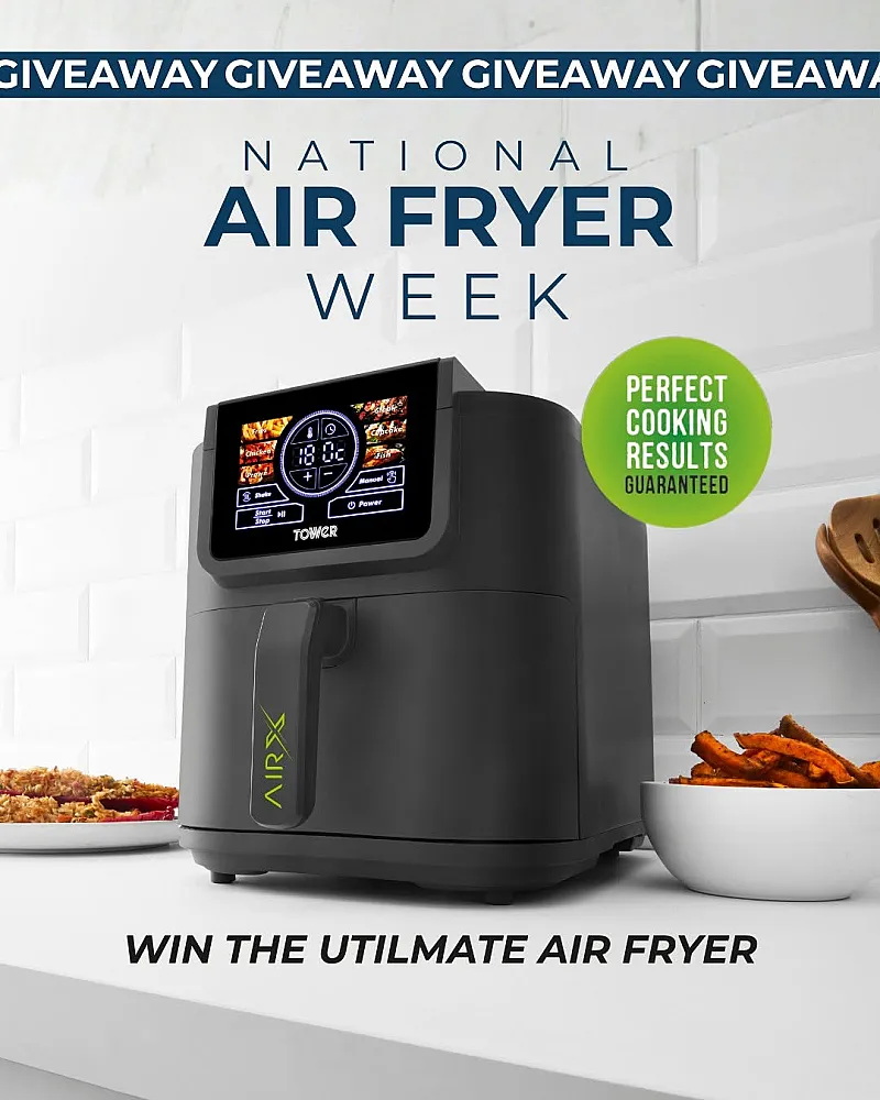 Win an 8 Litre AIRX AI Digital Air Fryer