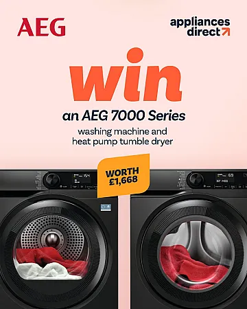 Prize image for Win an AEG 7000 Series Washing Machine & Heat Pump Tumble Dryer