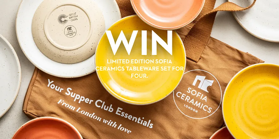Prize image for Win a limited edition Sofia Ceramics tableware set for four