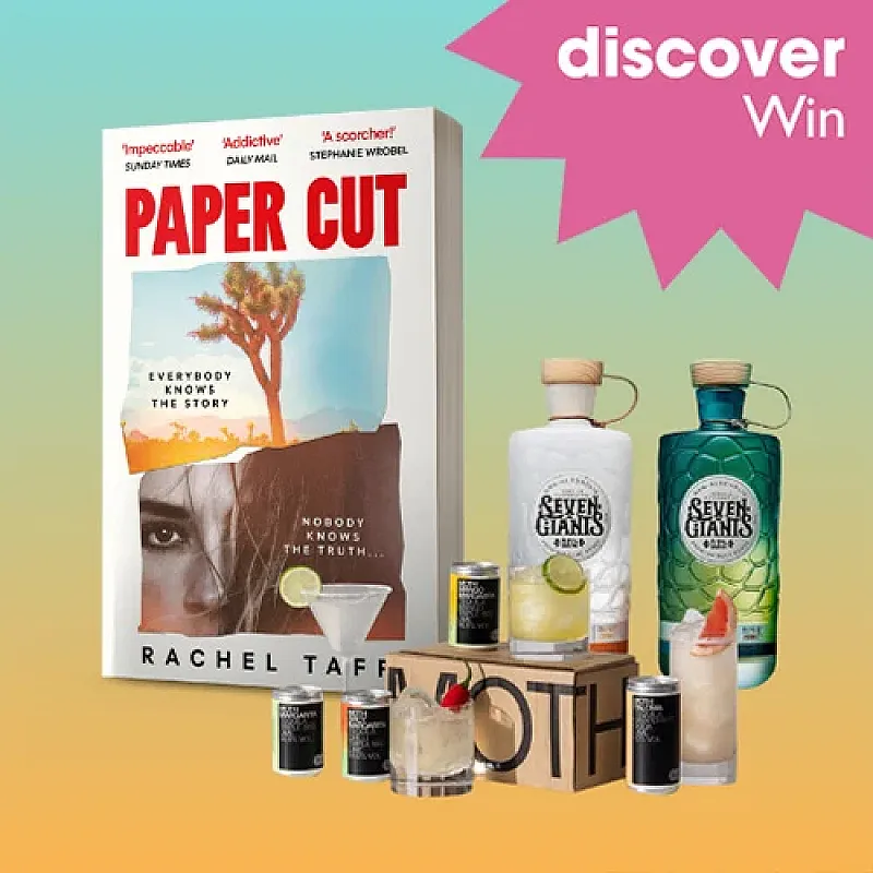 Win a signed copy of Paper Cut by Rachel Taff and delicious drinks