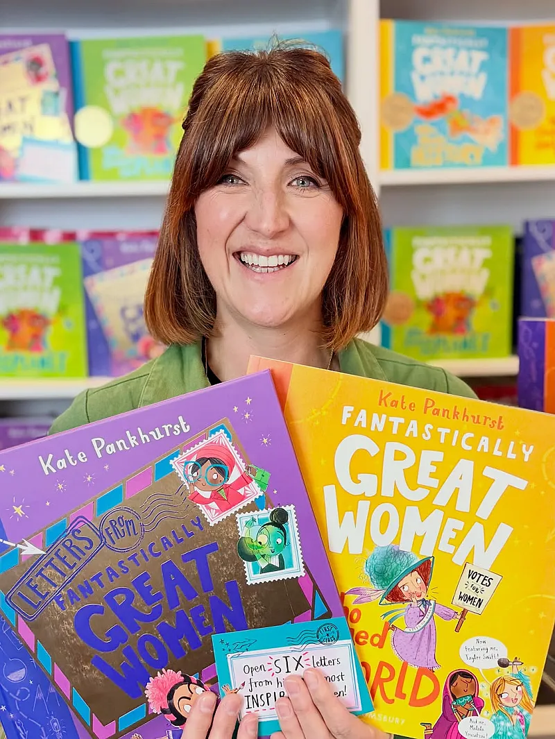 Win a signed copy of Kate’s brand new ‘Letters from Fantastically Great Women’