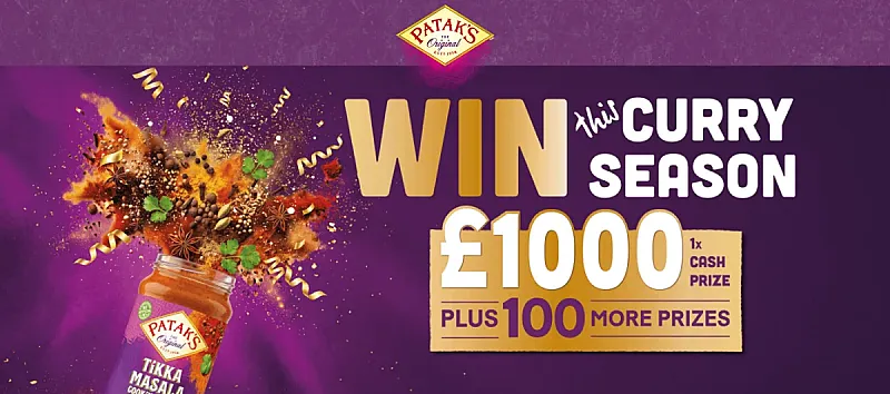 Win £1000 cash or Patak's Hampers