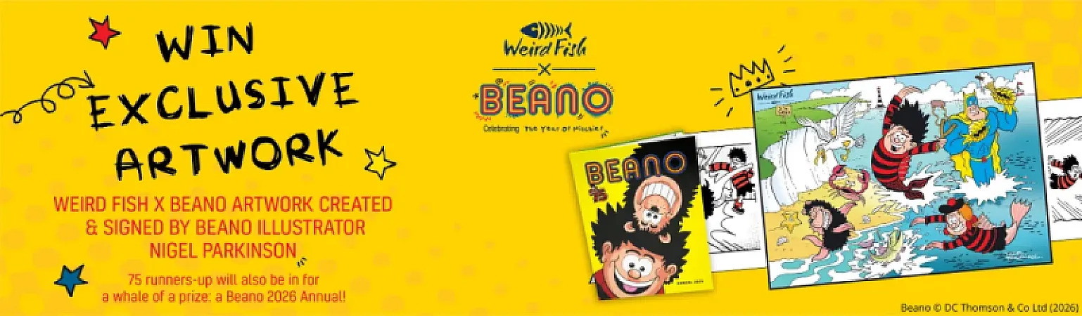 Prize image for Win exclusive signed Beano artwork or one of 75 2026 Beano annuals