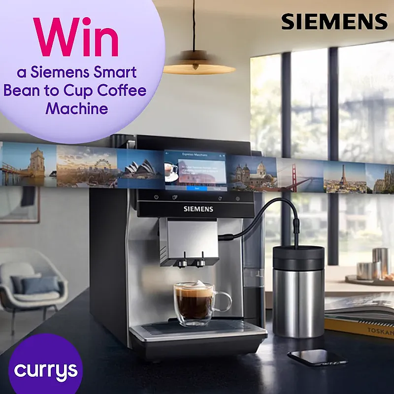 Win a Siemens Bean to Cup Coffee Machine