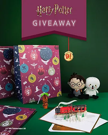 Win a selection of items from our Harry Potter collection