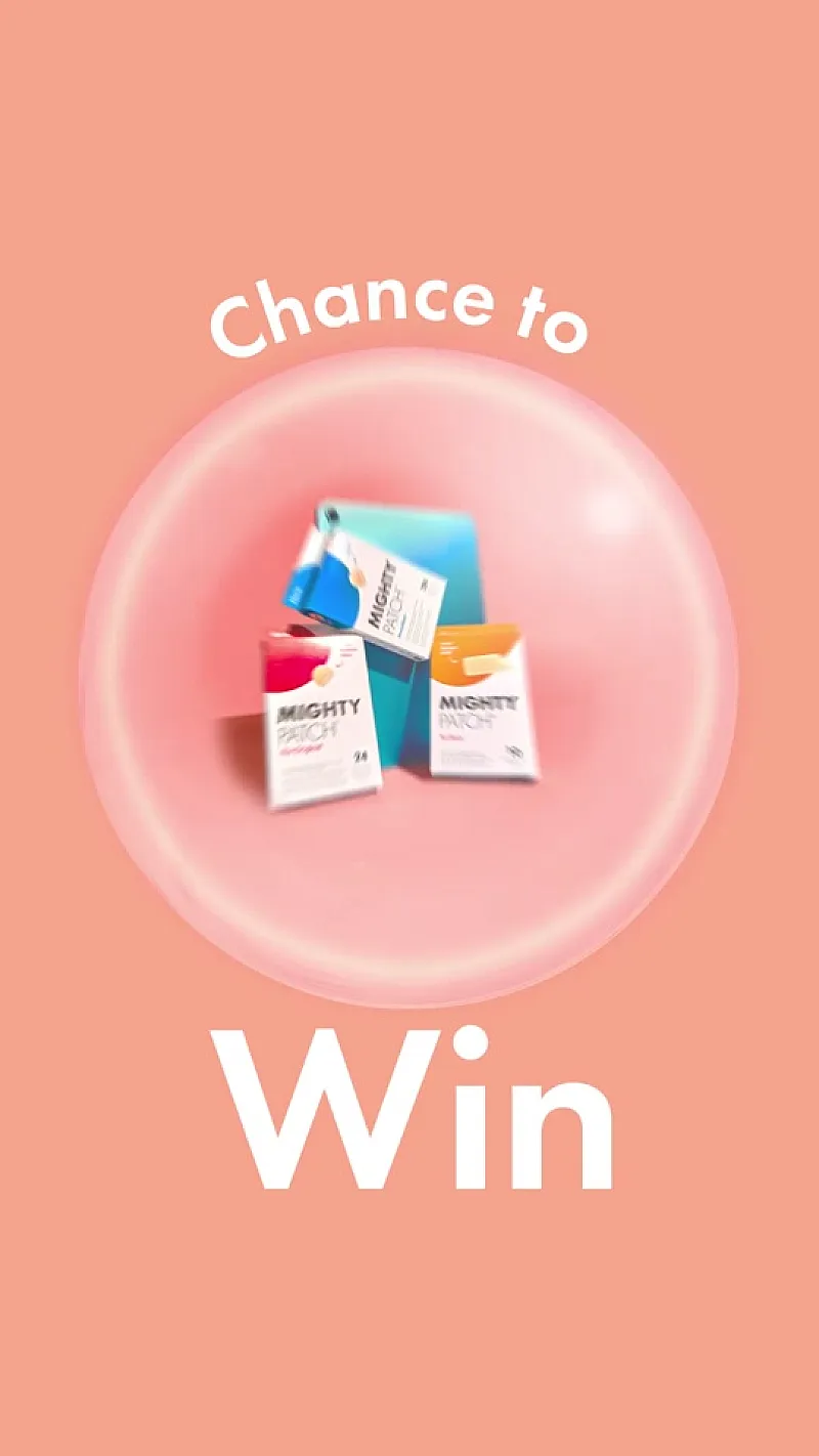Win a pimple patch bundle & an iPad