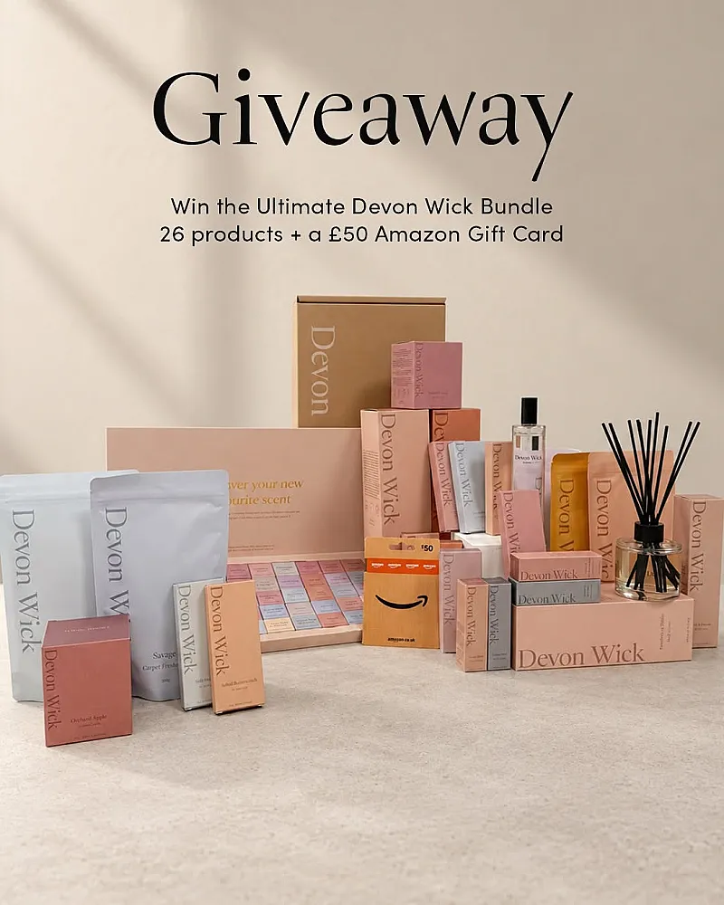 Win a Devon Wick Prize Bundle plus a £50 Amazon Voucher