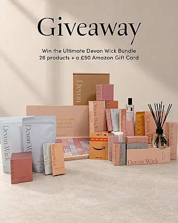 Prize image for Win a Devon Wick Prize Bundle plus a £50 Amazon Voucher