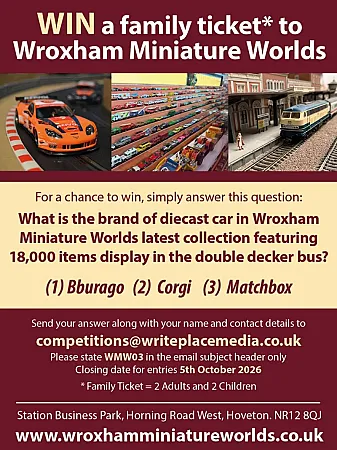 Prize image for Win a family ticket to Wroxham Miniature Worlds