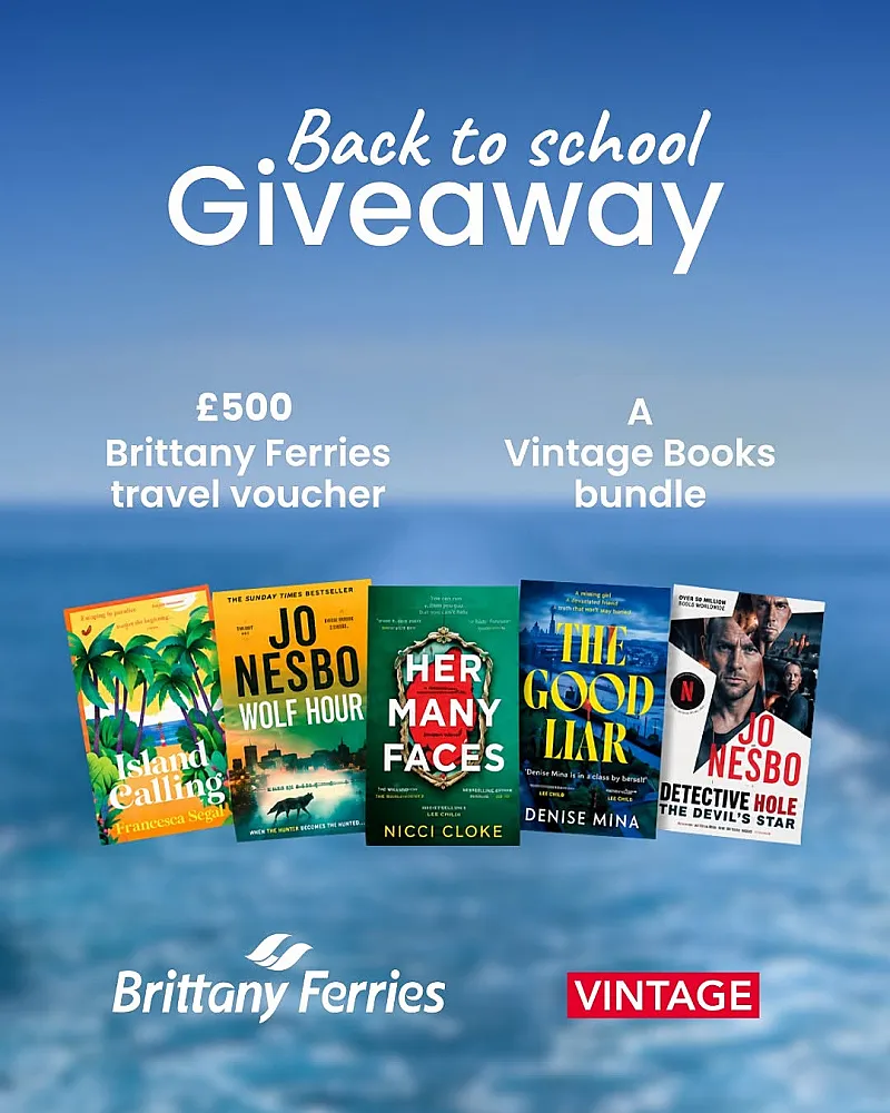 Win a £500 Brittany Ferries Travel Voucher + a Vintage Books Bundle