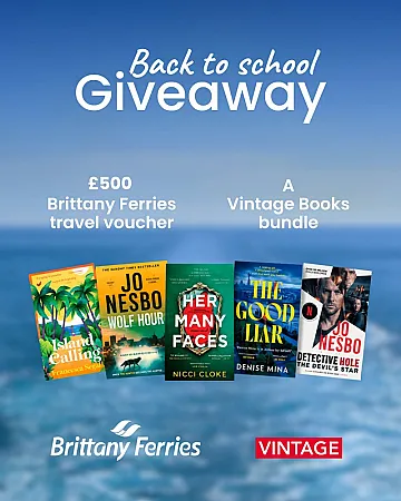 Prize image for Win a £500 Brittany Ferries Travel Voucher + a Vintage Books Bundle