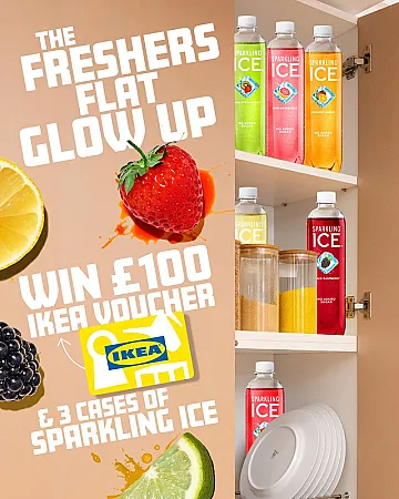 Prize image for Win £100 IKEA Voucher and 3 Cases of Sparkling Ice