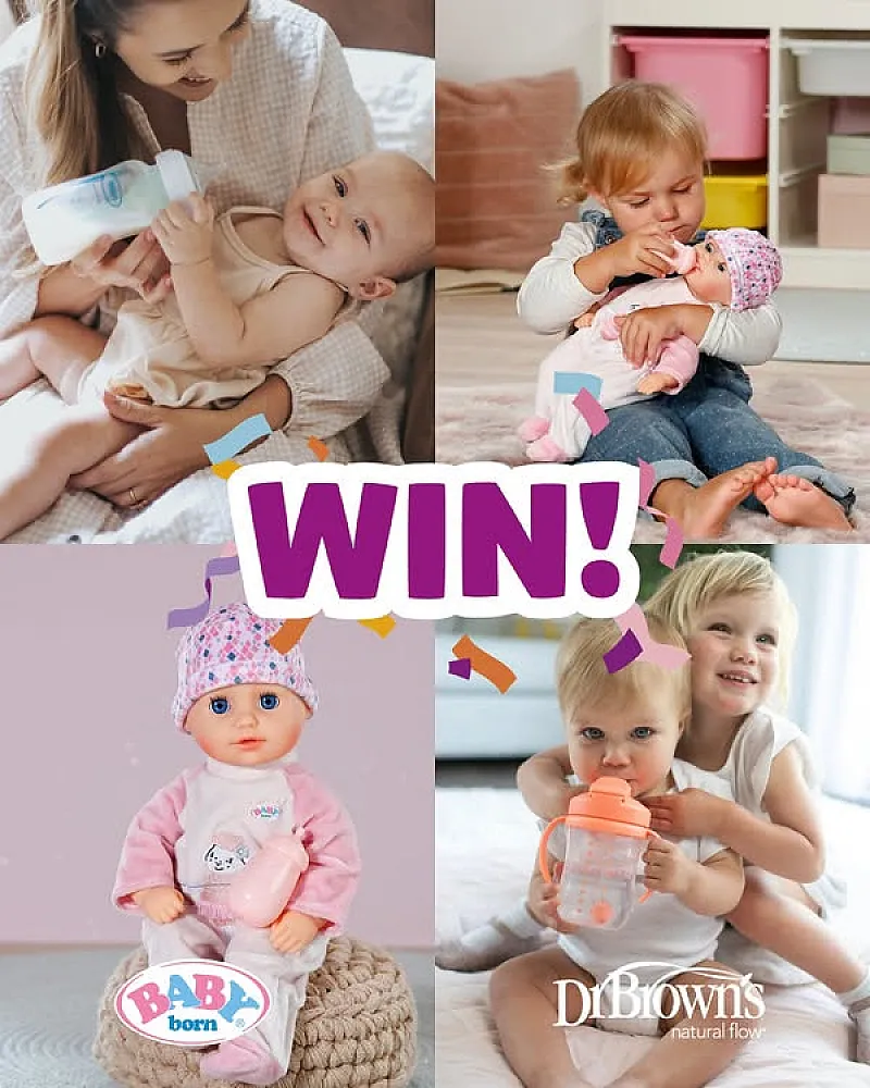 Win a BABY Born Anna Rose 36cm Doll & Dr Browns Feeding Bundle!