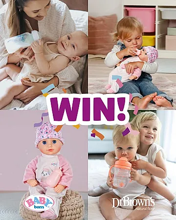 Prize image for Win a BABY Born Anna Rose 36cm Doll & Dr Browns Feeding Bundle!