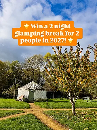 Prize image for Win a 2-Night Glamping Stay!