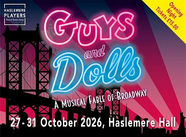 Prize image for Win a pair of tickets to see Guys and Dolls at Haslemere Hall
