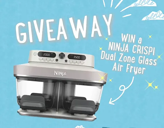 Prize image for Win a Ninja CRISPi DualZone Glass Air Fryer