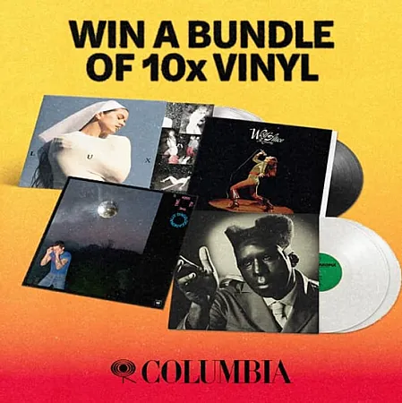 Prize image for Win a Mystery Box of 10x Vinyl Columbia Records UK Releases