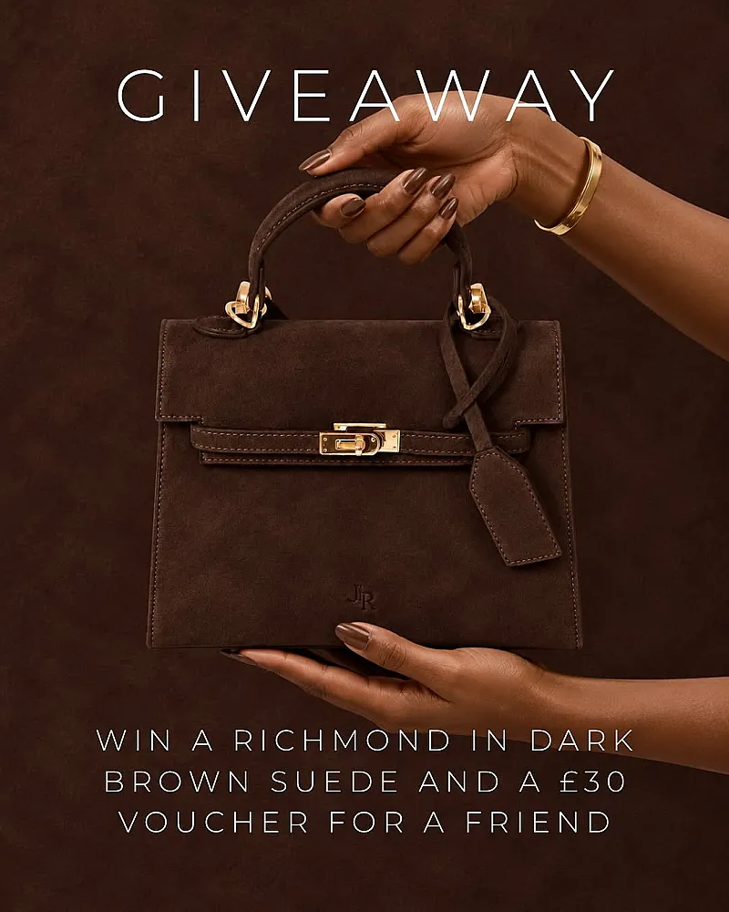 Win a Richmond Top Handle Handbag in Dark Brown Suede & £30 Voucher