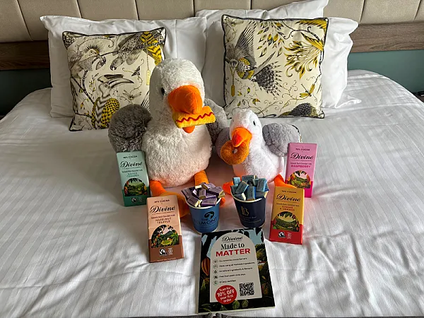Prize image for Win a Llandudno minibreak + a selection of Divine chocolate