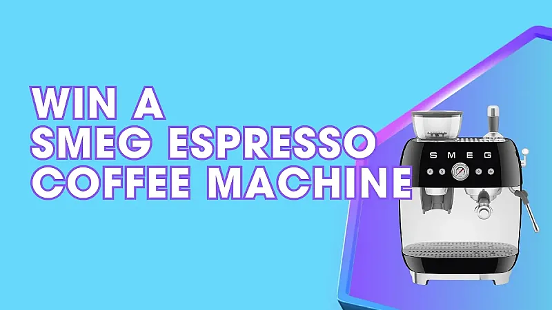 Win a Smeg Espresso Machine with Grinder