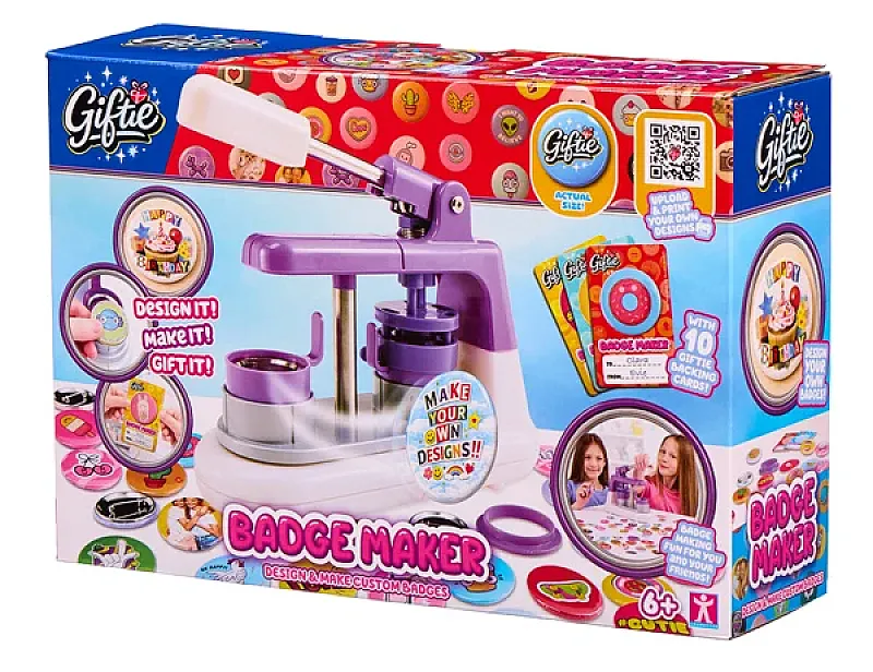 Win 1 of 2 Giftie Badge Makers