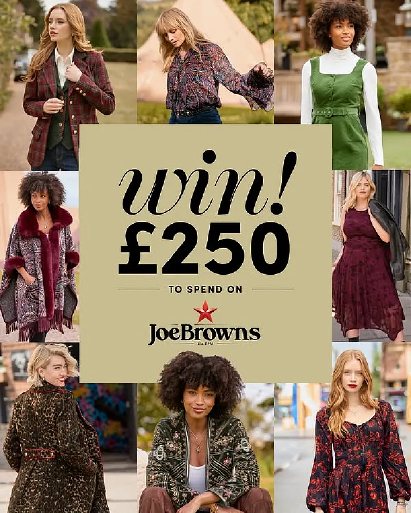 Win £250 to Spend on Joe Browns!
