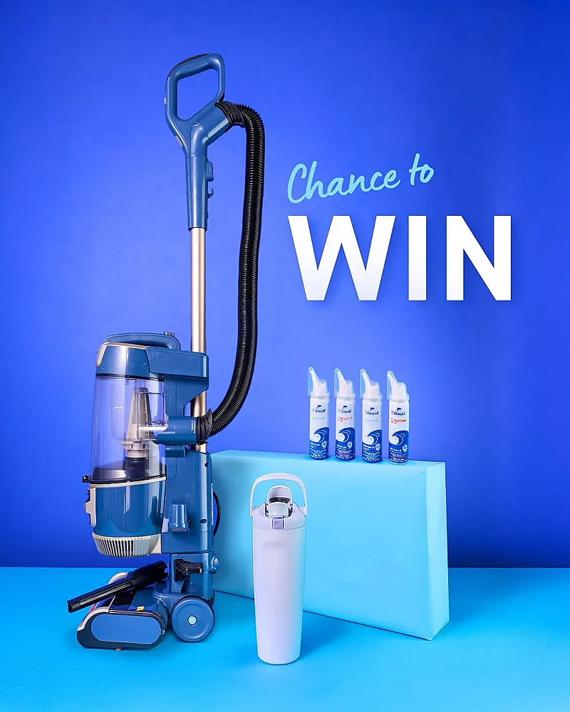 Win a Shark vacuum cleaner, Stérimar bundle & Owala drinks bottle