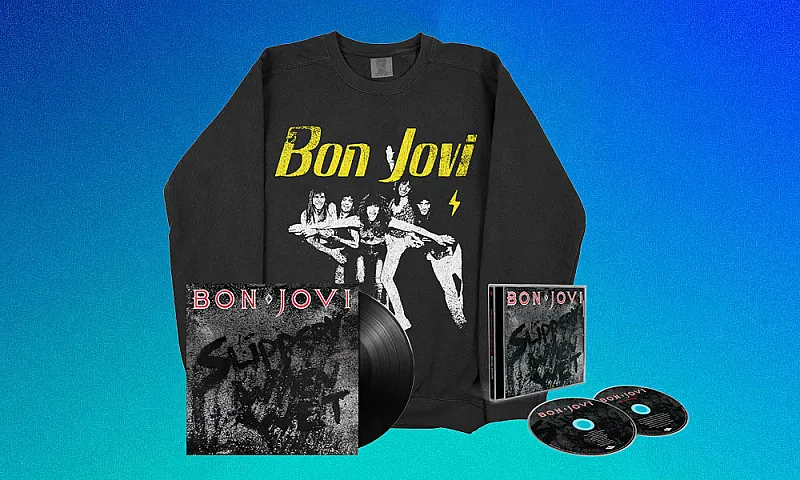 Win Bon Jovi's "Slippery When Wet" Merchandise + Vinyl Bundle