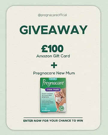 Prize image for Win a £100 Amazon Voucher plus 3x Packs of Pregnacare