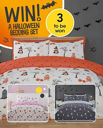 Prize image for Win a Halloween Bedding Bundle!
