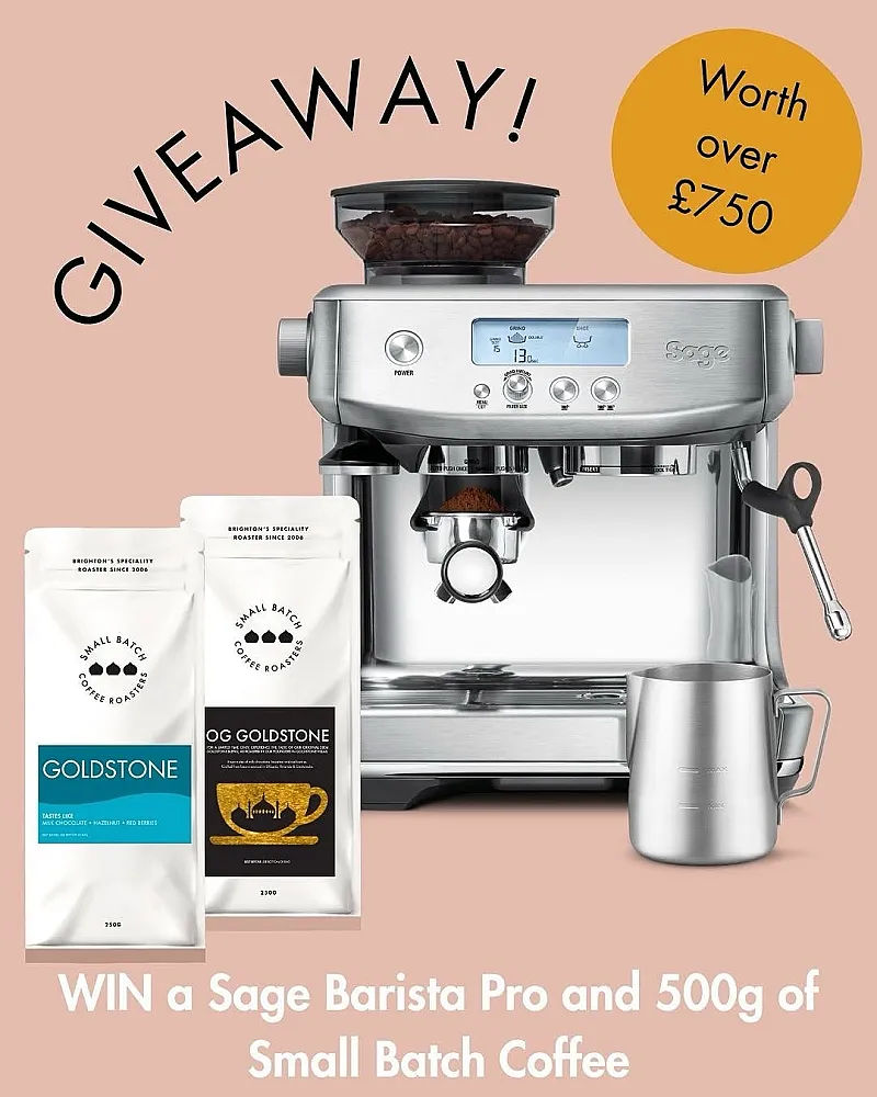Win a Sage Barista Pro & 500g of Small Batch Coffee