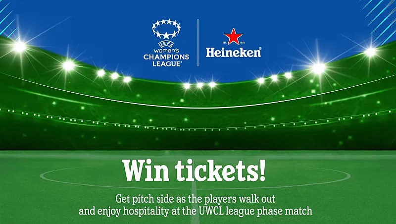 Win tickets for a UEFA Women's Champions League league phase match
