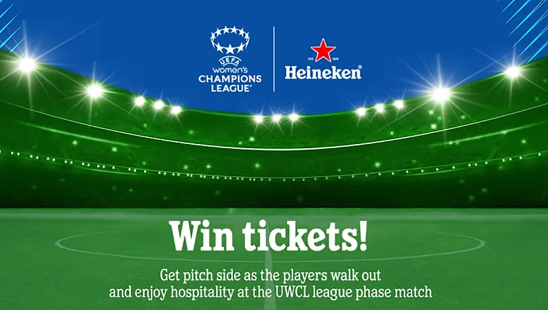 Prize image for Win tickets for a UEFA Women's Champions League league phase match