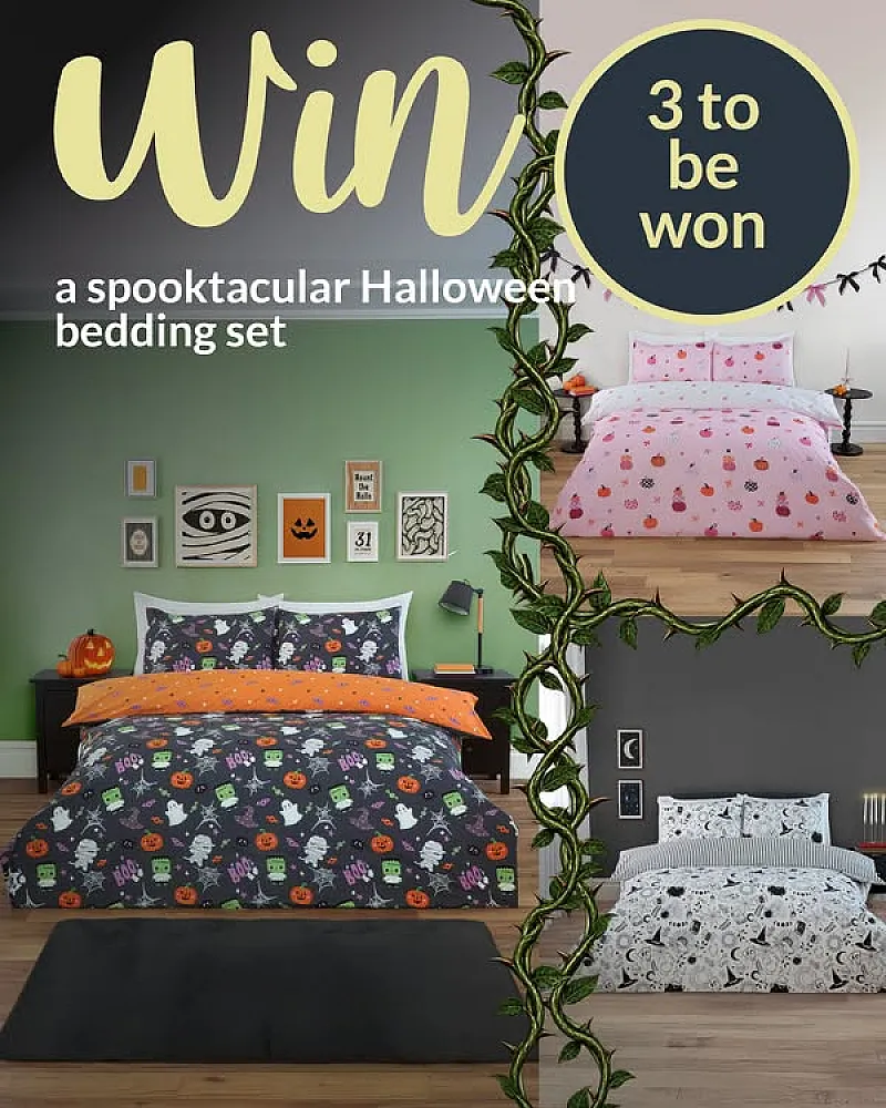 Win 1 of 3 Halloween Bedding Bundles!