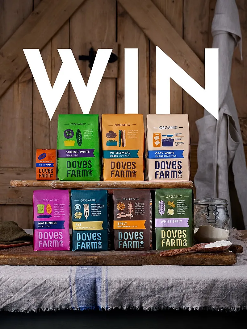 Win Dove's Farm Flour and Stonegate Estate Organic Eggs