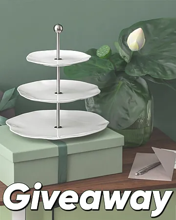 Prize image for Win a Beautiful Villeroy & Boch Pura Cake Stand