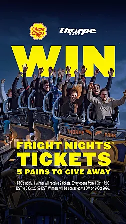 Prize image for Win 1 of 5 pairs of Thorpe Park Day tickets and Fright Night Maze passes