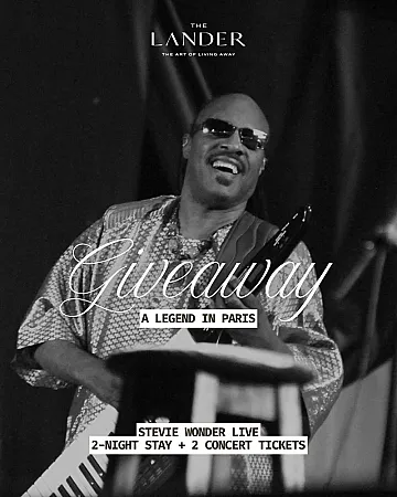 Prize image for Win tickets to Stevie Wonder's farewell tour and a stay in Paris