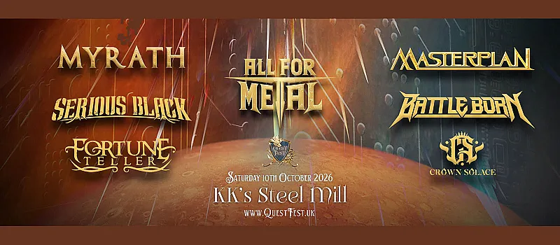 Win 2 tickets to see Questfest Returns To The Mighty Halls Of Kk's Steel Mill