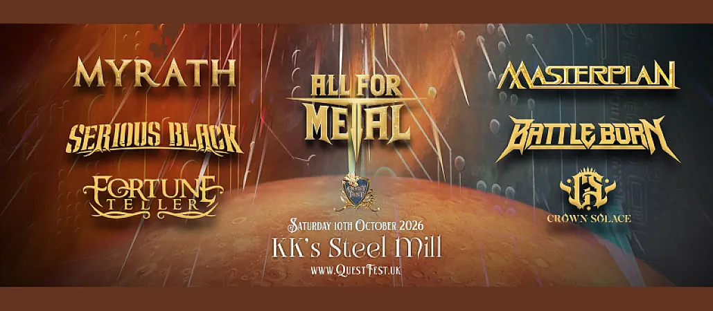 Prize image for Win 2 tickets to see Questfest Returns To The Mighty Halls Of Kk's Steel Mill