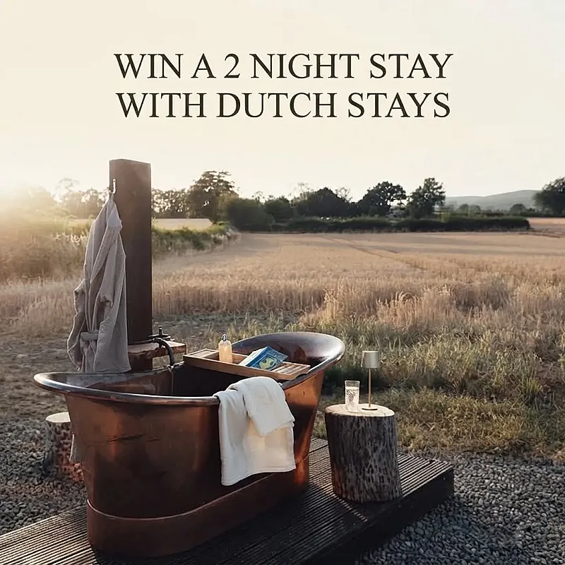 Win a 2-night stay with Dutch Stays in Shropshire