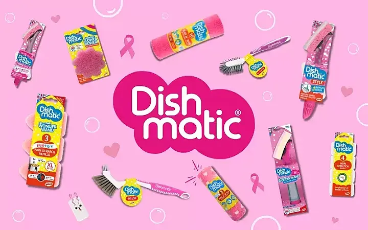 Prize image for Win a MEGA Bundle of PINK Dishmatic Products