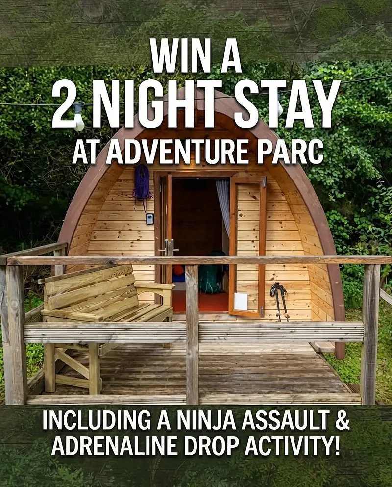 Win a 2-night stay for 4 people at Adventure Parc