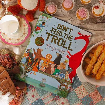 Prize image for Win 1 of 5 copies of Emily Gravett's fantastically funny fairytale - Don't Feed the Troll