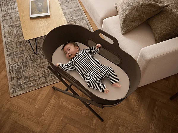 Prize image for Win a SnüzBaskit in Chocolate with matching bedding