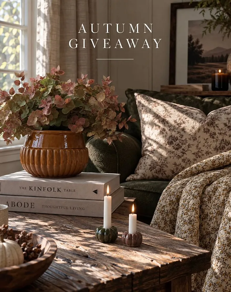 Win an autumn home edit