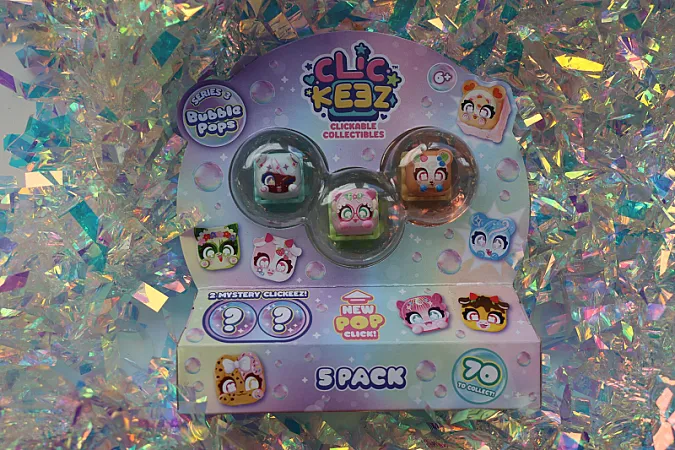 Prize image for Win Clickeez Clickable Bubble Pops Collectable 5 Pack Assortment