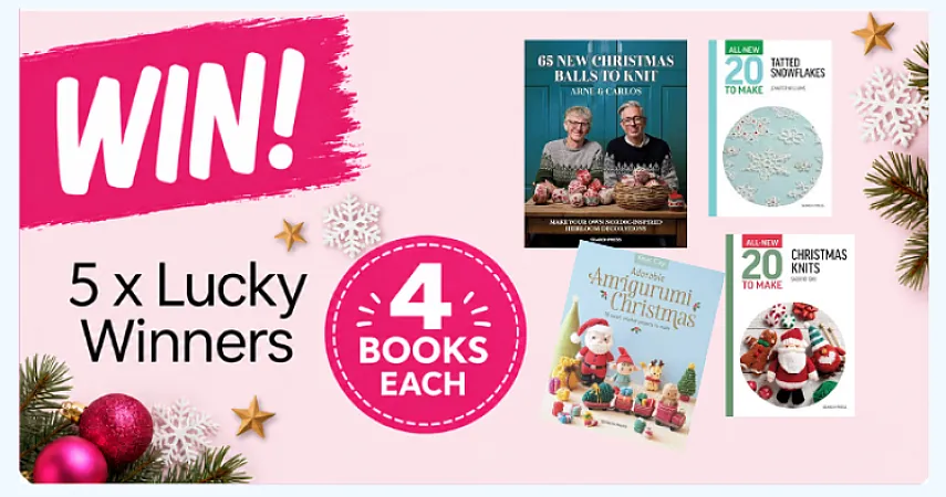 Win 1 of 5 Search Press Christmas Book Bundles