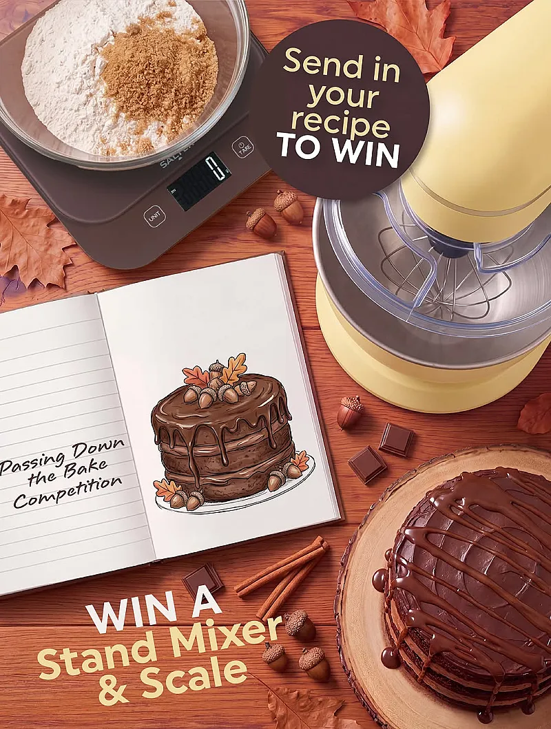 Win a Salter British Bakes mixer and/or scale